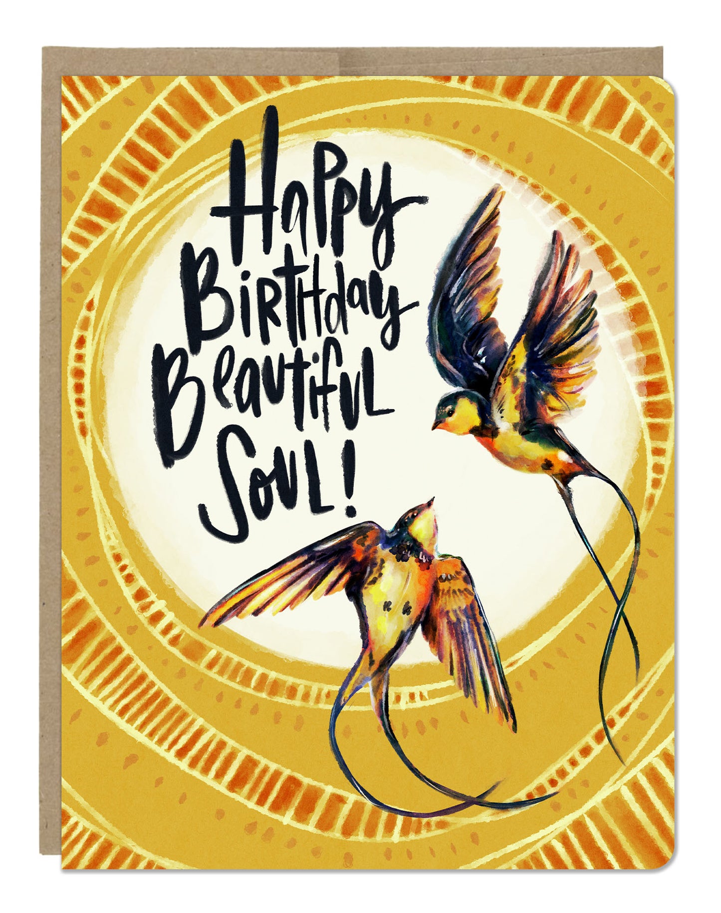 Happy Birthday Beautiful Soul Greeting Card