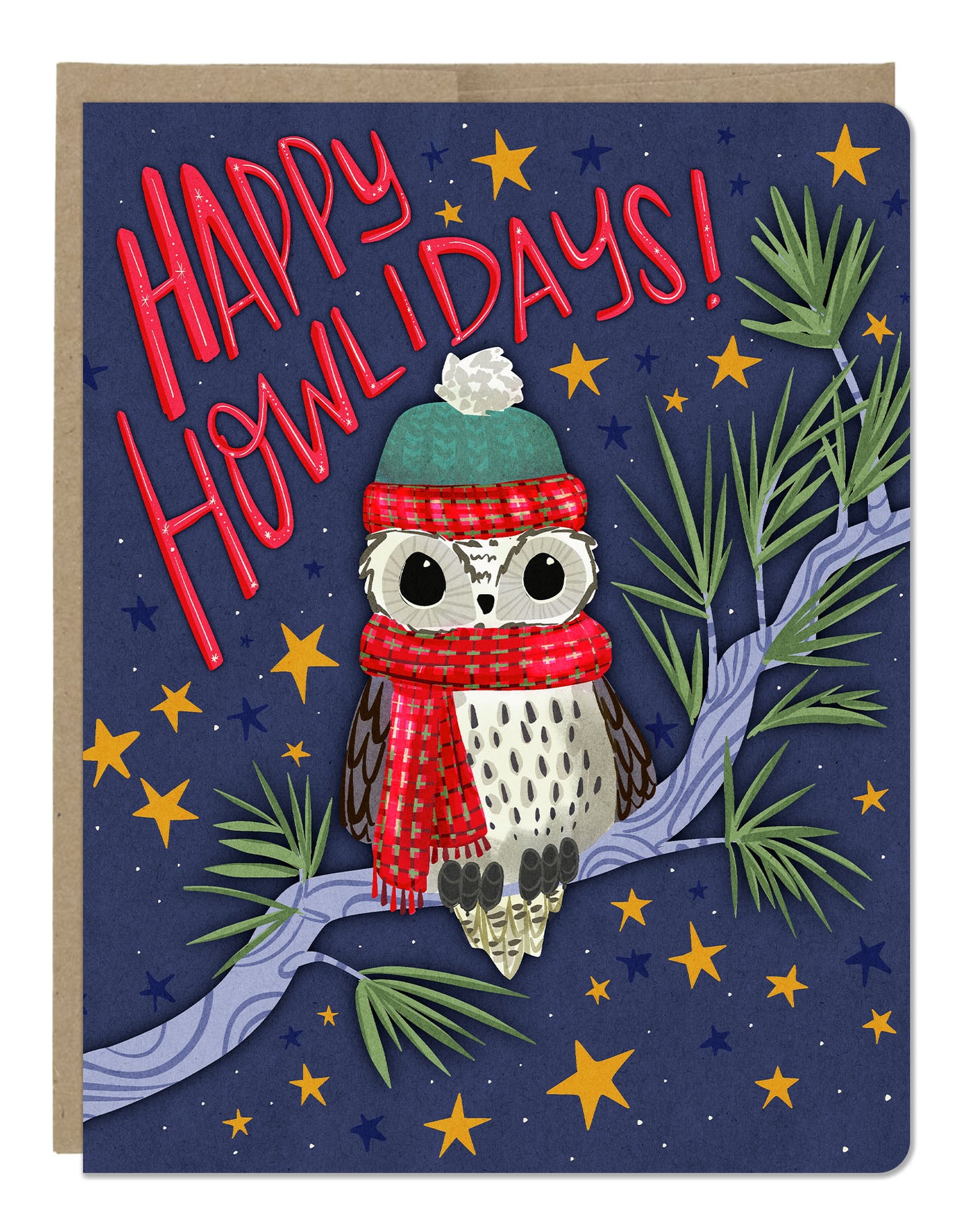 Happy Howlidays Greeting Card