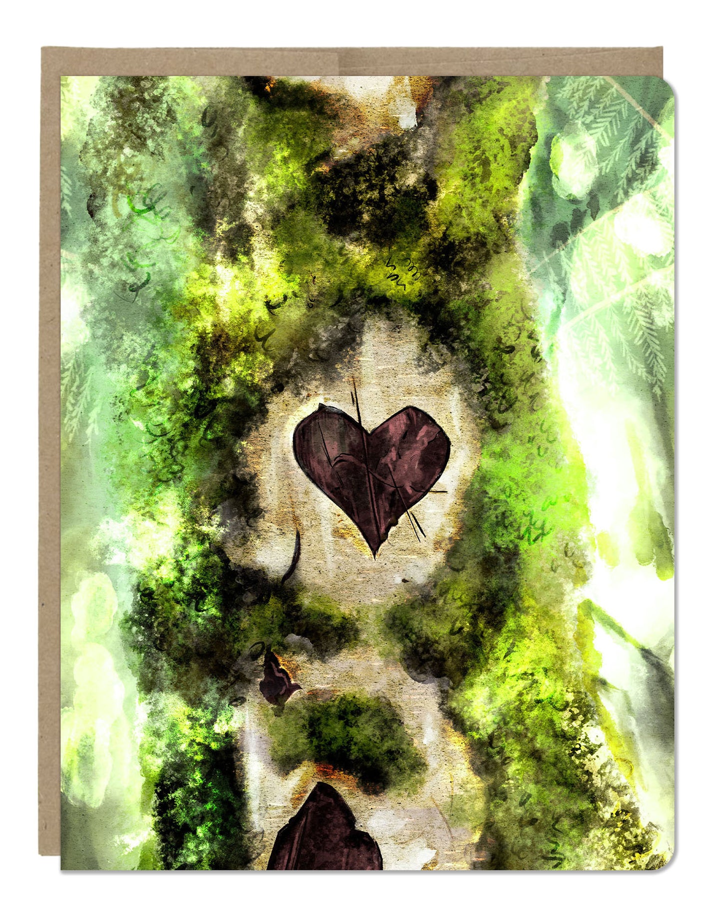 Tree Heart Greeting Card
