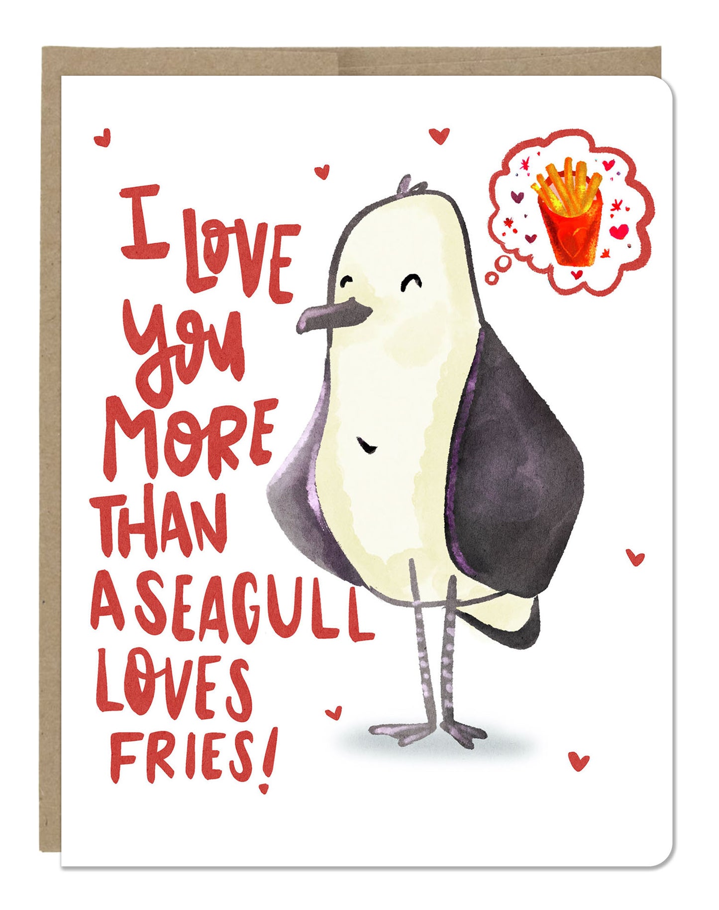 Seagull Greeting Card