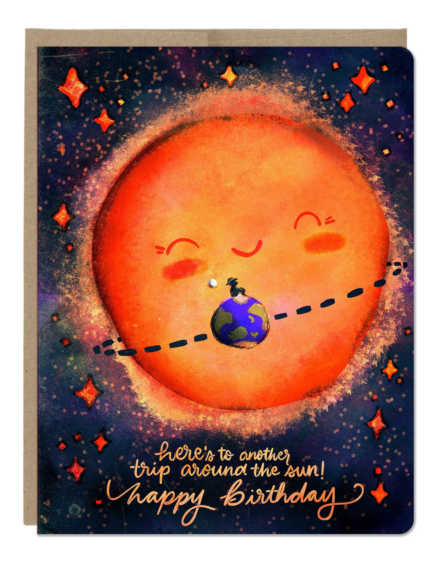 Another Trip Around The Sun Greeting Card