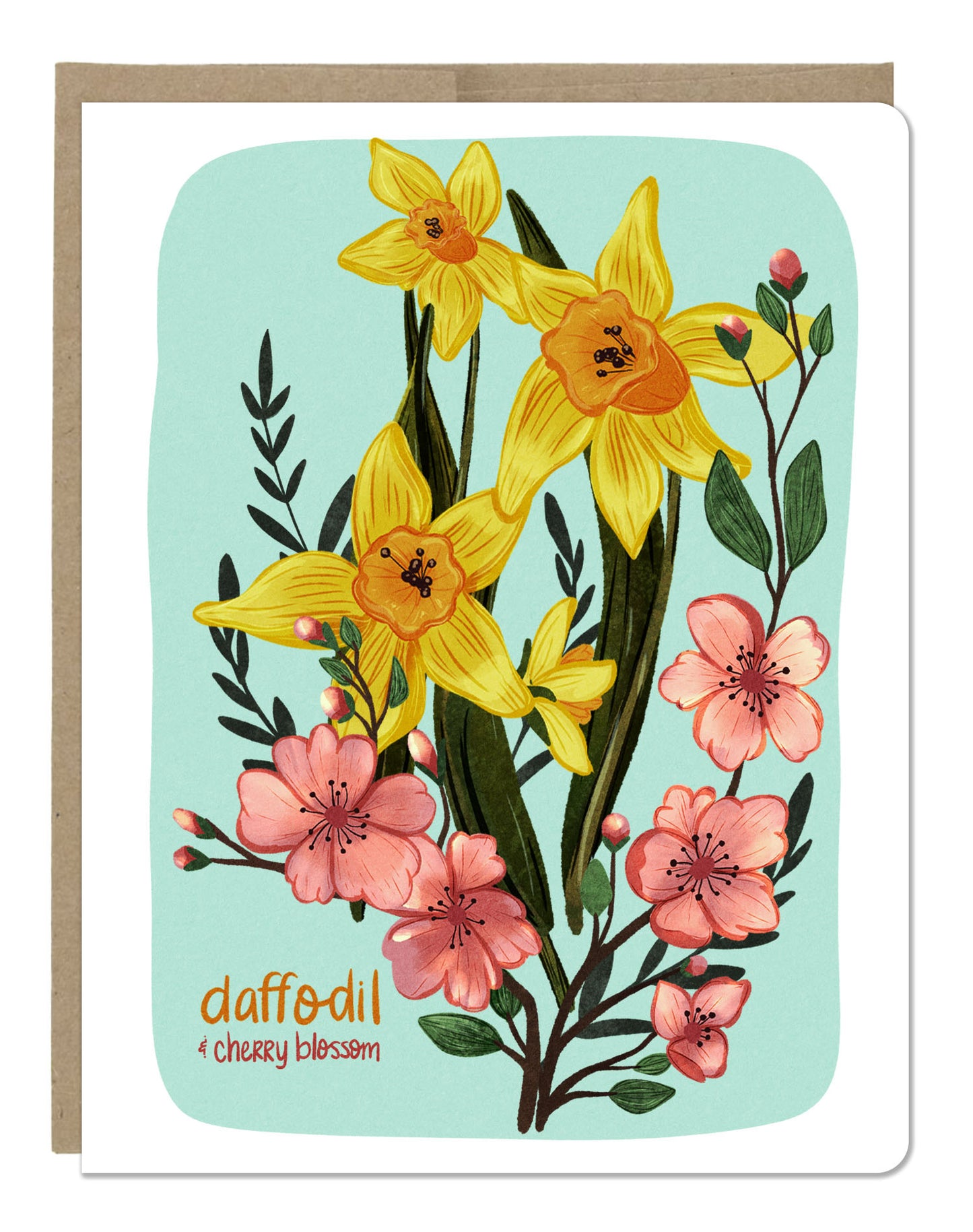 March Birth Month Flower Daffodil / Cherry Blossom