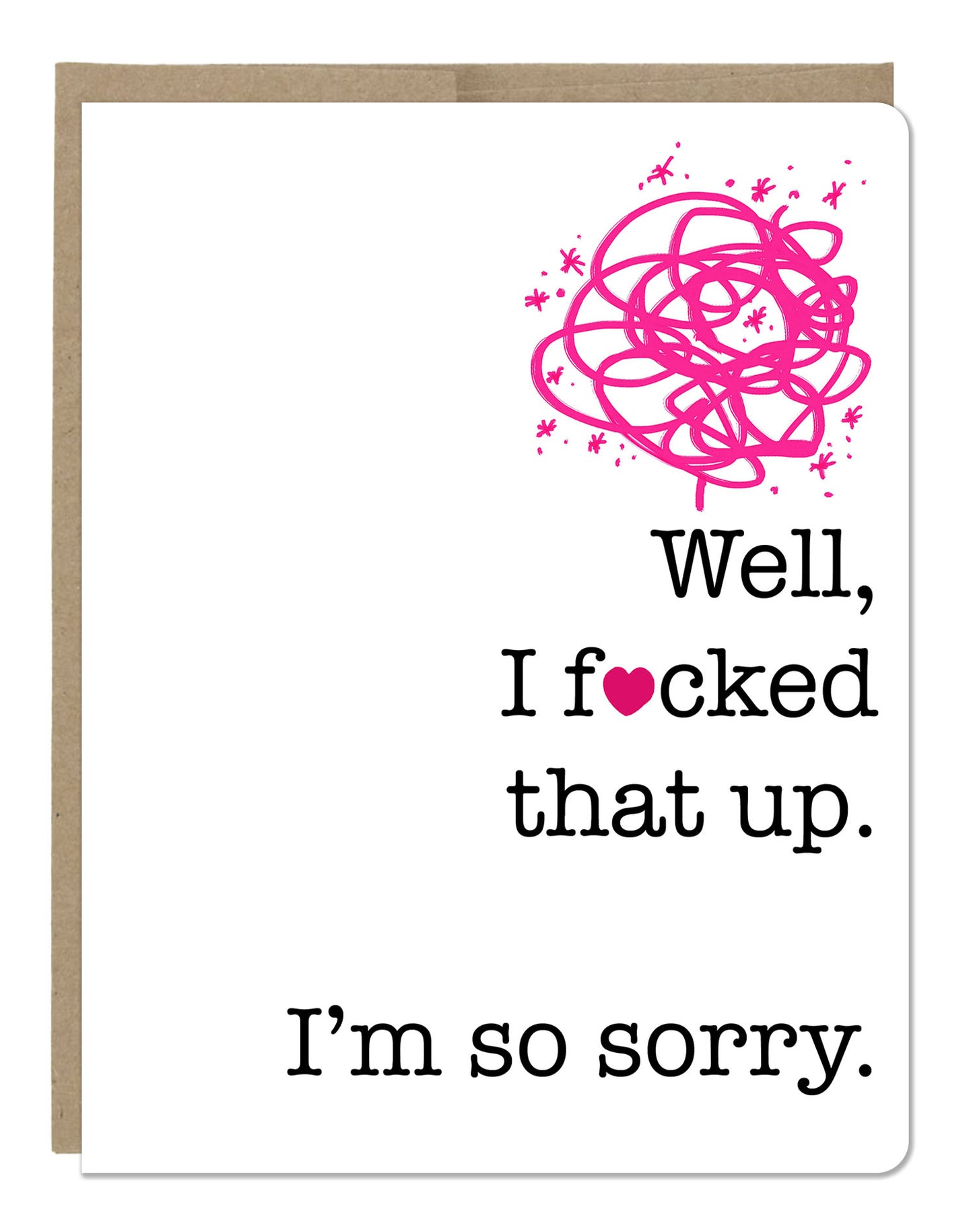 I'm Sorry  Greeting Card