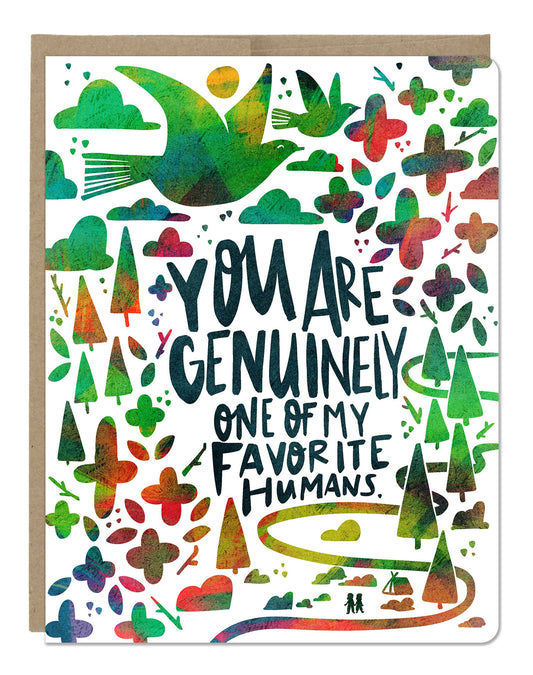 Favorite Human Greeting Card
