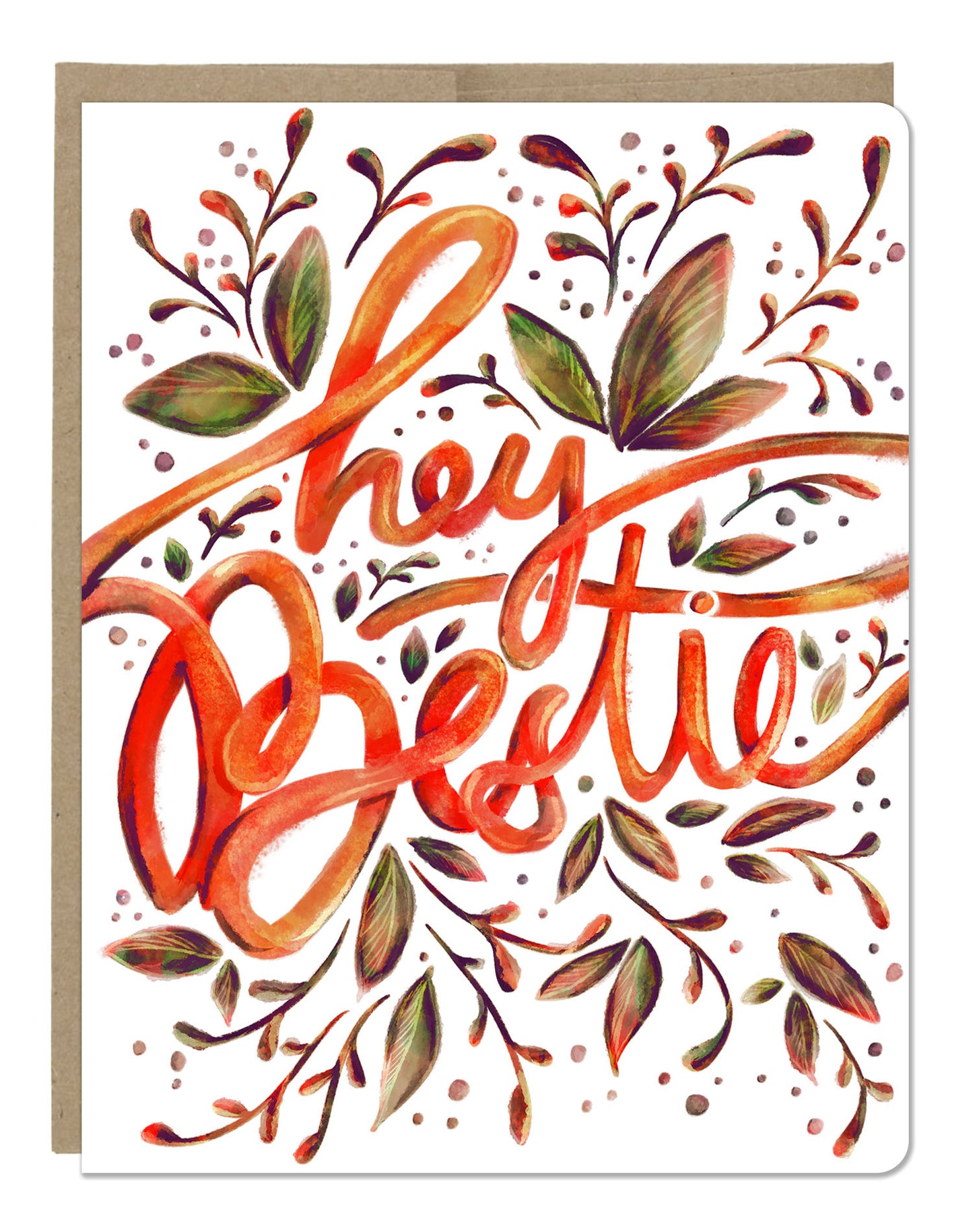 Hey Bestie Greeting Card