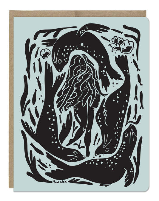 Selki Greeting Card