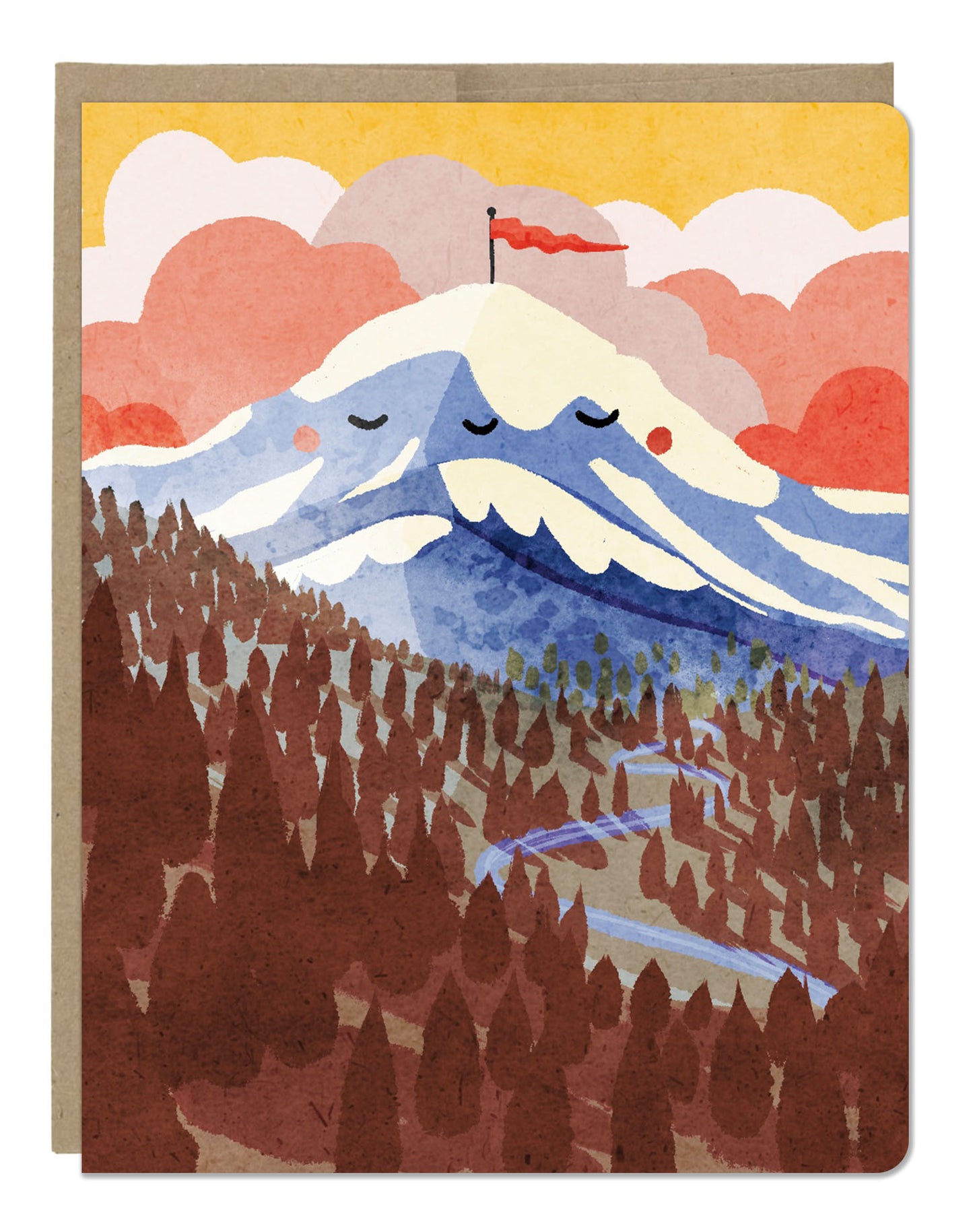 Happy Mountain Card